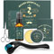 Regalos para Hombres, Kit de crecimiento de Barba Mejorado para Hombres con Rodillo para Barba, Aceite para Barba, Bálsamo para Barba, Tijeras para Barba, Kit de Barba Profesional para Hombres