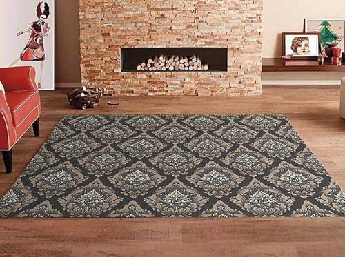 Oedim Alfombra Mosaico Clásico, para Habitaciones, 133x95cm, Moqueta PVC, Suelo vinílico, Decoración del Hogar, Suelo de Protección