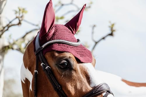 Kentucky - Wellington Ohrhaube - Dunkelrot - Für Pferd