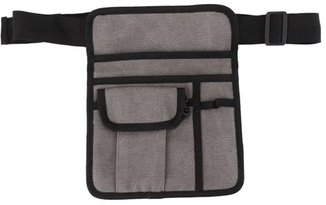 Sac De Ceinture De Serveur, Sac De Ceinture De Restaurant, Sac De Ceinture De Serveur De Restaurant Portable, Pochette De Ceinture en Toile Lavable Réglable pour Pourboire, Monnaie, IPad, Tablette