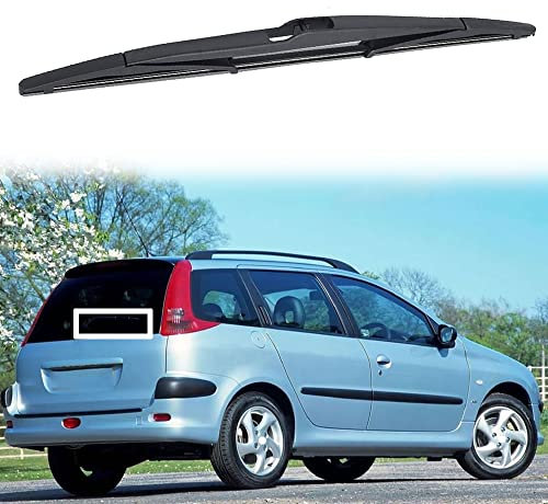 14 Automotive Scheibenwischer Rear Für Peugeot 206 SW Estate 2002 2003 2004 2005 2006, Wischerblatt Wischerarm hinten Scheibenwischer Teile