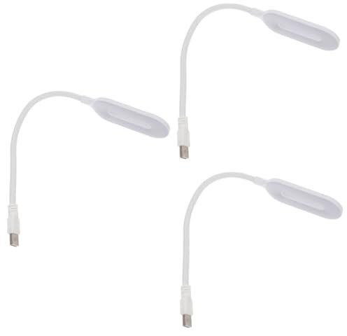 DOITOOL 3stücke Usb Leselampe Mit Flexiblem Leds Tragbare Usb Für Bett Laptop Und Büro Einstellbare Helligkeit Für Nächtliches Lesen Und Entspannte
