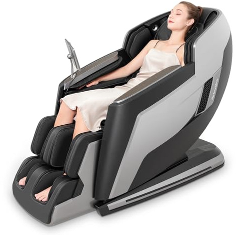 Relaxora Poltrona massaggiante K21 4D Con Scansione Automatica del Corpo, Massaggi Shiatus Full Body con le Mani Robotiche a 4D，Zero Gravity con SL Track +, Massaggio professionale personalizzato