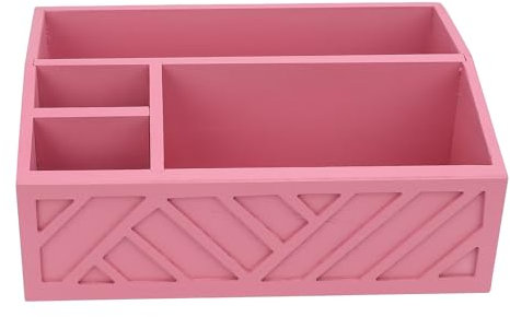 Wooden Coffee Station Organizer, Wooden Coffee Bar Accessories Organizer, Coffee Pod Holder Storage Basket, Coffee Cup Holder, Coffee and Tea Condiment Storage Organizer (P ink)