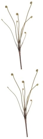 Amosfun 2pcs 1 Realistic Artificial Ferns Plant Lifelike Fake Ferns for Home Decor Outdoor Indoor Greenery Decoration