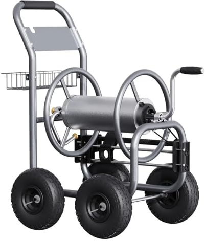 KONGMM Avvolgicavo Elettrico, Carrello avvolgitubo, Carrello avvolgitubo con Ruote for impieghi gravosi, avvolgitubo industriali for Esterni