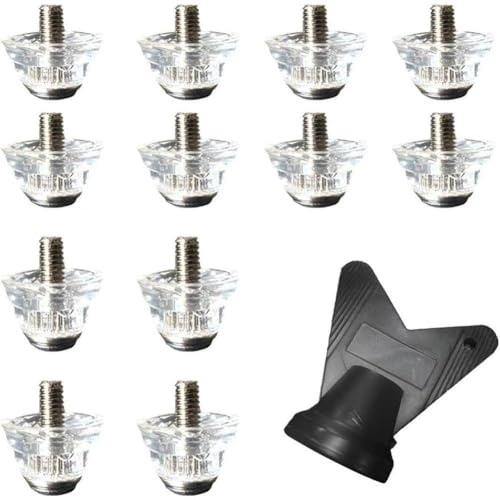 NiuLumea Lot de 12 crampons de rechange pour chaussures de football avec vis M5 de 15 mm, 18 mm, 13 mm, 16 mm