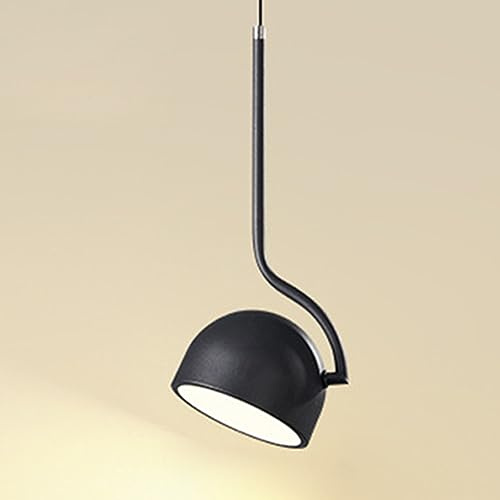 KXEcoLife Lámpara Colgante LED Moderna Lámpara de Techo Individual Luminaria de Techo Ajustable 360° Lámpara de araña pequeña de 12 W Luces suspendidas para Comedor Dormitorio Mesita de Noch