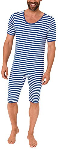 Normann 64282 Maillot de bain une pièce unisexe pour homme ou femme - Costume de carnaval - Rayé