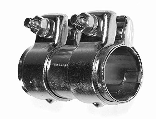BITS4REASONS E-TECH EC001 NEW Model Heavy Duty Adjustable Exhaust Pipe Joiner/Connector (34-36MM, 90MM Long)