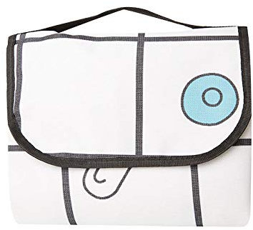 SlimpleStudio Outdoor Picknickdecke,Outdoor Picknick Strand Zeltmatte wasserdichte gepolsterte Matte feuchtigkeitsbeständige Picknicktuch-Weiß_150x200cm