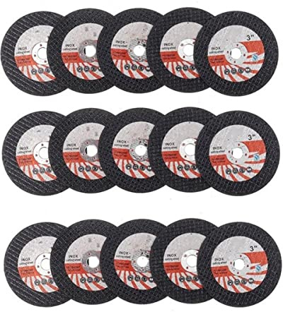 DAZZLEEX Lot de 15 disques à tronçonner circulaires en résine 75 mm pour meuleuse d'angle