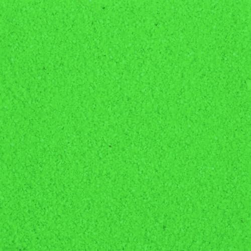 naninoa FARBSAND 0,5mm. 500g. NEON GRÜN bunter Farbiger Dekosand Bastelsand für Sandbilder
