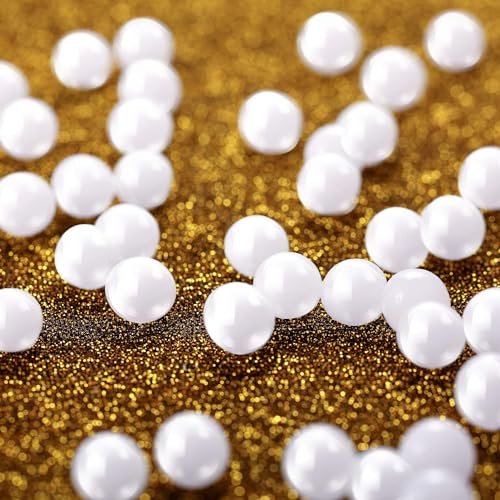VICZON Wasserperlen 10000 Stücke Wasserperlen durchsichtig für Pflanzen, Gelperlen für Blumen und Pflanzen, Water Beads für Heimwerker,Dekoration,Pflanzenfüller, Korngröße 1.5-2 mm (weiß)