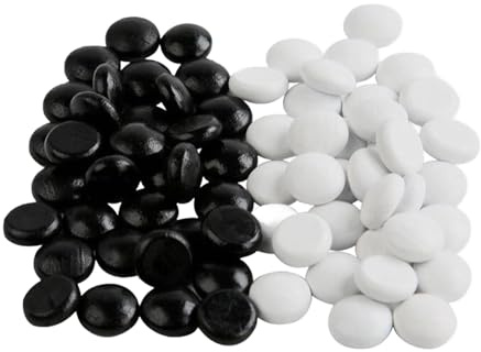 JISADER 70 Pietre Go Game, Pezzi da Gioco, Pietre Go Chess per Giochi Go, Giochi da Tavolo di strategia, Giochi di strategia Giocatori