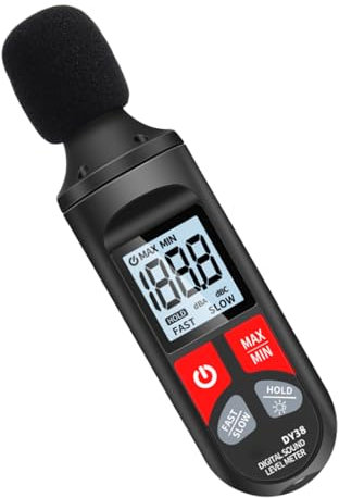 Sonomètre multifonction sensible à décibels pour enregistrements et analyse du bruit dans différents paramètres
