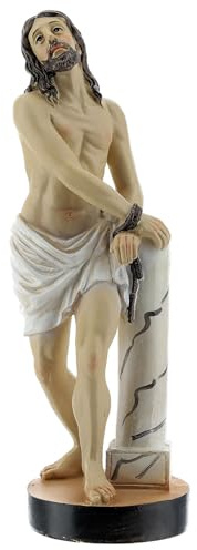 Jésus à la Colonne de Flagellation Statue résine 19 cm