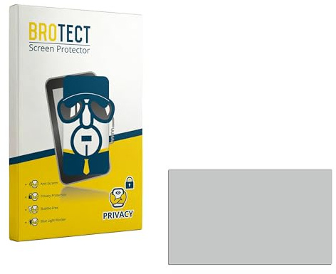 BROTECT Blickschutzfolie für Displays 10.1 (25.7 cm) [221x130 mm, 15:9] | Anti-Spy Displayschutz Made in Germany Tablets Privacy Screen Protector Sichtschutz Blaulichtfilter Klare Folie