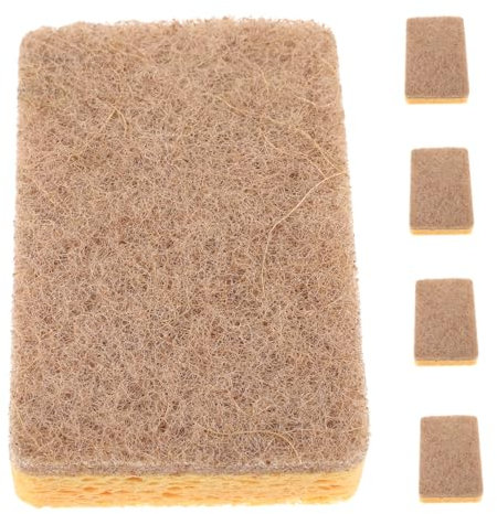 MAGICLULU 5stücke Teiliges Holzpulpe Schwämme Für Geschirrspülen Waschbare Umweltfreundliche Spül-schwämme Mit Hoher Wasseraufnahme Für Küche Bad Und Auto-