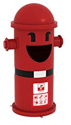 PLMNBQWE Poubelles Poubelle de Grande capacité, Poubelle avec Baril intérieur, Poubelle pour la Maison, Le Jardin ou l'école (Rouge, Taille : S) Extérieur et Maison