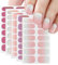 SGERUFZ 5 Hojas 80 Pegatinas Uñas Adhesivas Tiras Esmalte Cubierta Completa Decoración Uñas Nail Stickers Art Full Cover