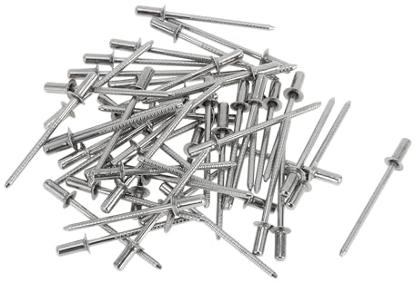 A ABSOPRO Rivetti Tenuta Testa Svasata Chiusa Acciaio Inox 50 Pz