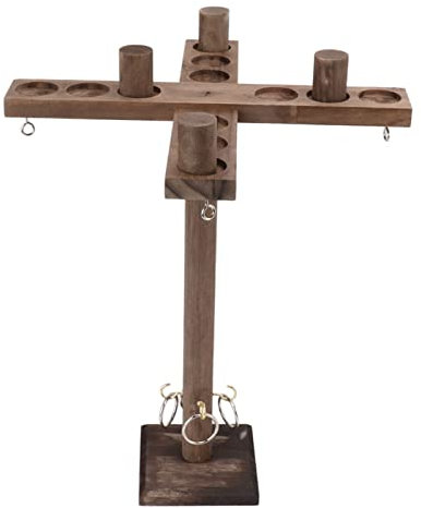 RASTKY Gancho y Juego de Madera para Cuatro Jugadores, Ganchos Rápidos para Adultos, Barra de Fiesta Interactiva de Ritmo Divertido con Escaleras de Tiro