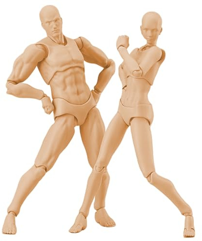 Actionfigur-Gesten, bewegliche Figur, leichte Zeichenpuppe mit Ständer und Zubehör, Zeichenfigurenmodell für Künstler, Skizzieren, Malen, weibliches Zeichenfigurenmodell, Figurenmodellbausätze