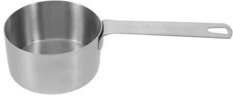 Gadpiparty Tasse à mesurer en acier inoxydable 2/3 tasse 160 ml Cuillère à mesurer en métal pour café, farine, ingrédients humides et secs, cuisson ou pâtisserie