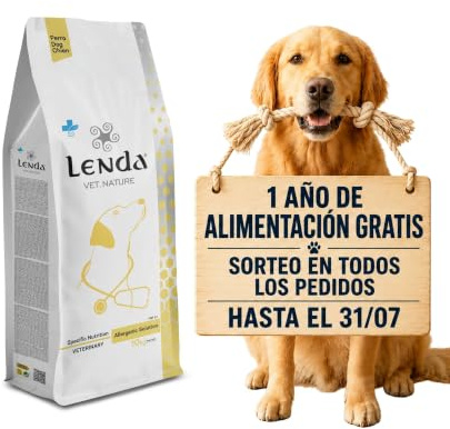 Lenda Vet Nature Allergenic Solution 10Kg - Pienso Veterinario para Perros Adultos de Todas Las Razas con Alergias o Intolerancias Alimentarias - Pienso Natural Hipoalergenico con Condroprotector