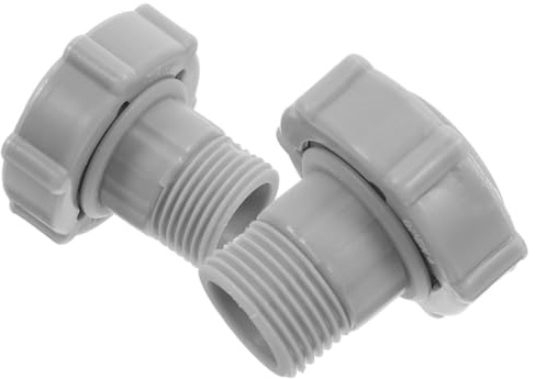 SEWACC 2 Stück Pool Schlauchadapter 15 Zoll aus Robustem Material Vakuumschlauchverbinder für Schwimmbadablauf Universeller Anschluss für Poolschläuche