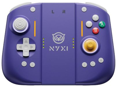 NYXI Hyperion 3 Switch 2 Controller – World's First Third-Party Wireless Controller for Switch 2, 9-Axis Gyro, Hall Effect Joysticks, Mechanical Button, Dual Back Button & Adjustable Vibration purple