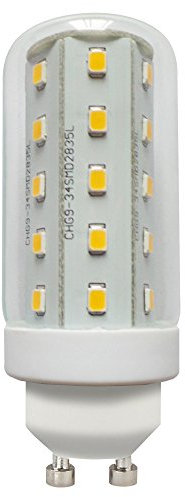 Ampoule LED T30 Tube LED 4 W Corn 3000 K Blanc chaud 360 °, GU10, GU10, 4.00W, 230.00V
