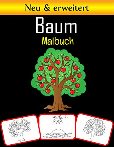 Baum Malbuch: Malbuch für ruhige Bäume (sowohl für Kinder als auch für Erwachsene geeignet)