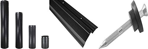 30qm Set Noppen Folie 1,5m x 20m + 20x Halteleiste á 1m + 100 Dichtnägel
