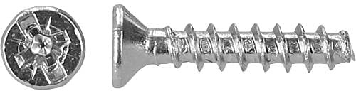 EGB Geräteschrauben Schraube Kombi mit Schlitz 3,2 x 15 mm, 25 mm oder 40 mm, 100er Pack (15 mm)