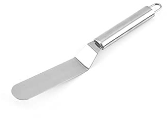 tooloflife Espátula de acero inoxidable para hornear, cuchillo para glaseado, raspador de plancha para decoración de pasteles y galletas, 1 Uds., 6 pulgadas