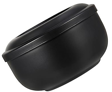 DRESSOOS Edelstahl Rasierseifenschale Mit Schaumdeckel Rostfrei Robust Und Stabil Kompakte Sicher Und Langlebig Für Männer Zuhause Und Unterwegs