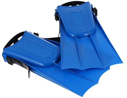 BESPORTBLE 1 Paio pinne Piscina attrezzatura da nuoto pinna galleggiante nuotatore corpo scuba Spiaggia snorkeling mano che nuota asse forniture per il nuoto gomma da cancellare Blue