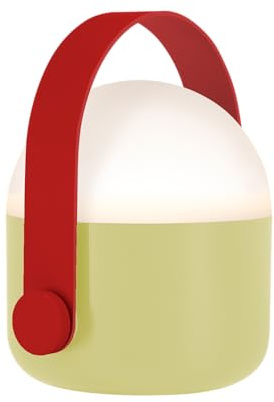 Remember Leuchte Ole sand, H 15 cm, Ø 13.4 cm, Kunststoff/Metall | Moderne Design Tischleuchte für Wohnraum, dekorative LED Lampe für Wohnzimmer, Schlafzimmer oder Büro