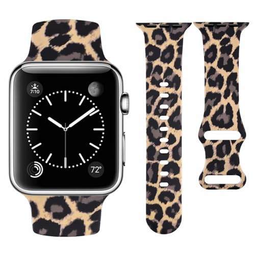 Vozehui Silicone Strap Compatible with Apple Watch Strap 42mm 41mm 40mm 38mm/42mm 44mm 45mm 49mm, Soft Cute Replacement Straps for iWatchSE/Ultra Series 11 10 9 8 7 6 5 4 3 2 1