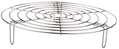 Mobestech Dampfgestell Aus Lebensmittelechtem Edelstahl 304, 24cm Praktischer Dampfgarer Für Gemüse Und Knödel Hitzebeständig Und Korrosionsfrei