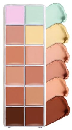 Cream Pot Concealer - Color Concealer Makeup Palette,Creamy Blendable Full Coverage Concealing for Youth Women Girls Coworerks Family Friends