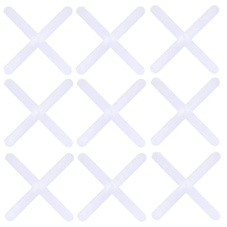 SEWOART 2000pcs Tile Spacers Ceramic Wall Floor Cross Tile Spacers Grout for Laying Pe Material