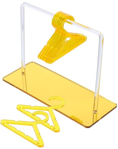 Healvian Portaorecchini Gruccia in Acrilico Espositore Tavolo Salvaspazio Organizer Multifunzionale per Orecchini e Design e Pratico per Casa e Negozio