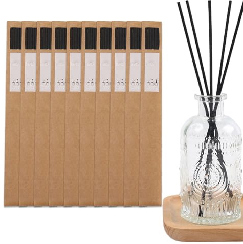 Varillas Aromáticas 60 Unidades 23 cm Varillas de Ratán Natural | Barritas Para Aceites Esenciales De Aromaterapia Para Dormitorio Sala De Estar Baño Spa Cocina Coche Hotel Restaurante