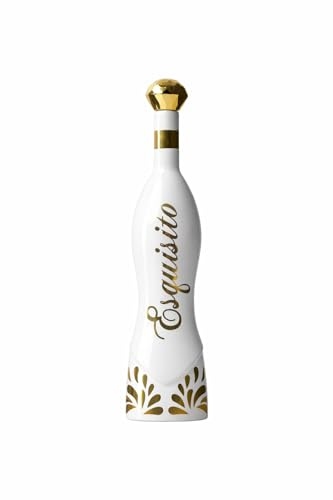 Tequila Esquisito Reposado 100% Agave | Blend de Reposado y Añejo | Sin Aditivos | Notas de Avellana, Vainilla y Caramelo | Botella de Cerámica | Levadura de Champaña · NOM 1414 – 700 ml.