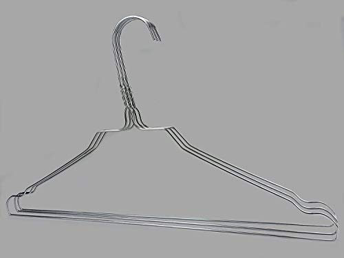 RSR Hangers Drahtbügel 3,0 mm Kleiderbügel aus Metall 100 Stück verzinkt Metallkleiderbügel Set Drahtkleiderbügel Metall Draht Hosenbügel Verzinkt Platzsparend 40 cm