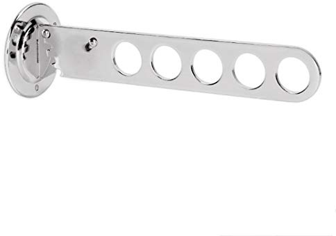 Edelstahl Kleiderlüfter Kleiderhaken, Klappbar Anschrauben Kleiderwandhaken Kleiderhalter Wäsche Wandhaken Wand Hanger Kleiderständer Kleiderstange Kleiderbügelhalter Bügelhalter für Bad Schrank
