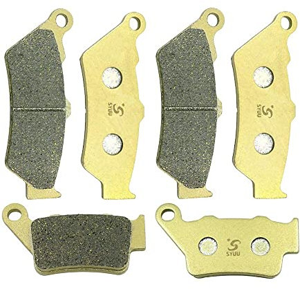 S SYUU Motocicleta ibra de cobre delantero y trasero Pastillas de freno Compatible con BMW F 700 GS 13-17 F 800 GS ADVENTURE 12-17 FA209F FA209F FA213R